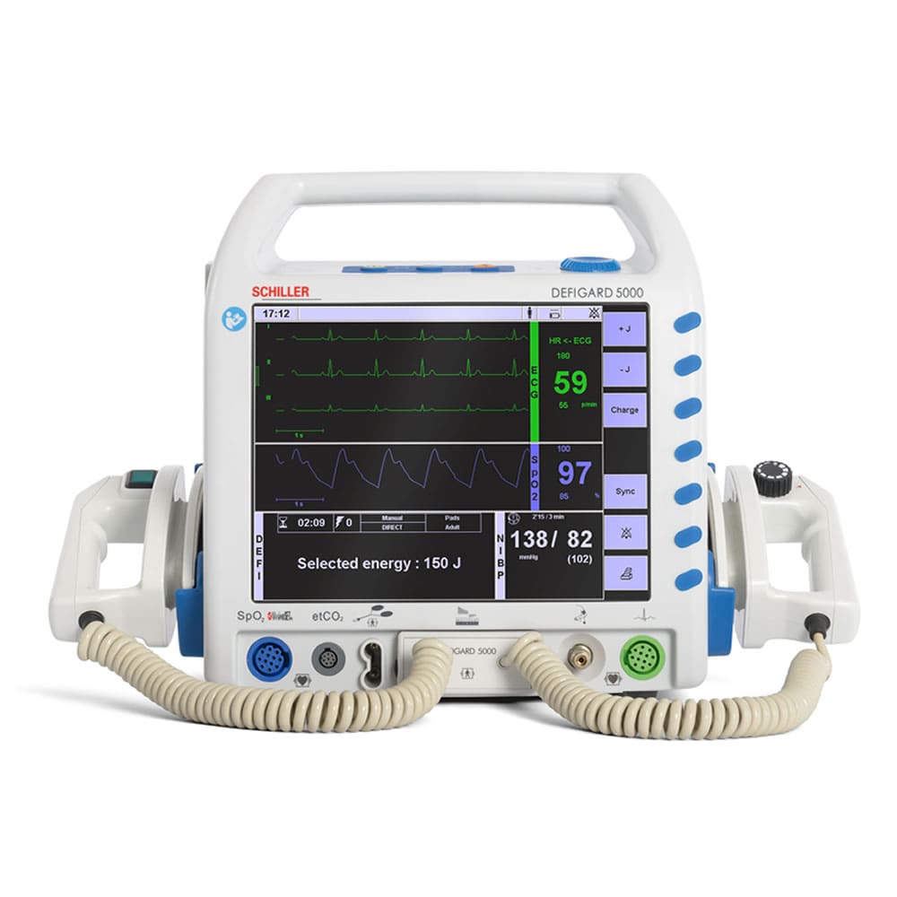 
SCHILLER Defigard 5000 Monitor Signos Vitales Cardiodesfibrilador Bifásico
