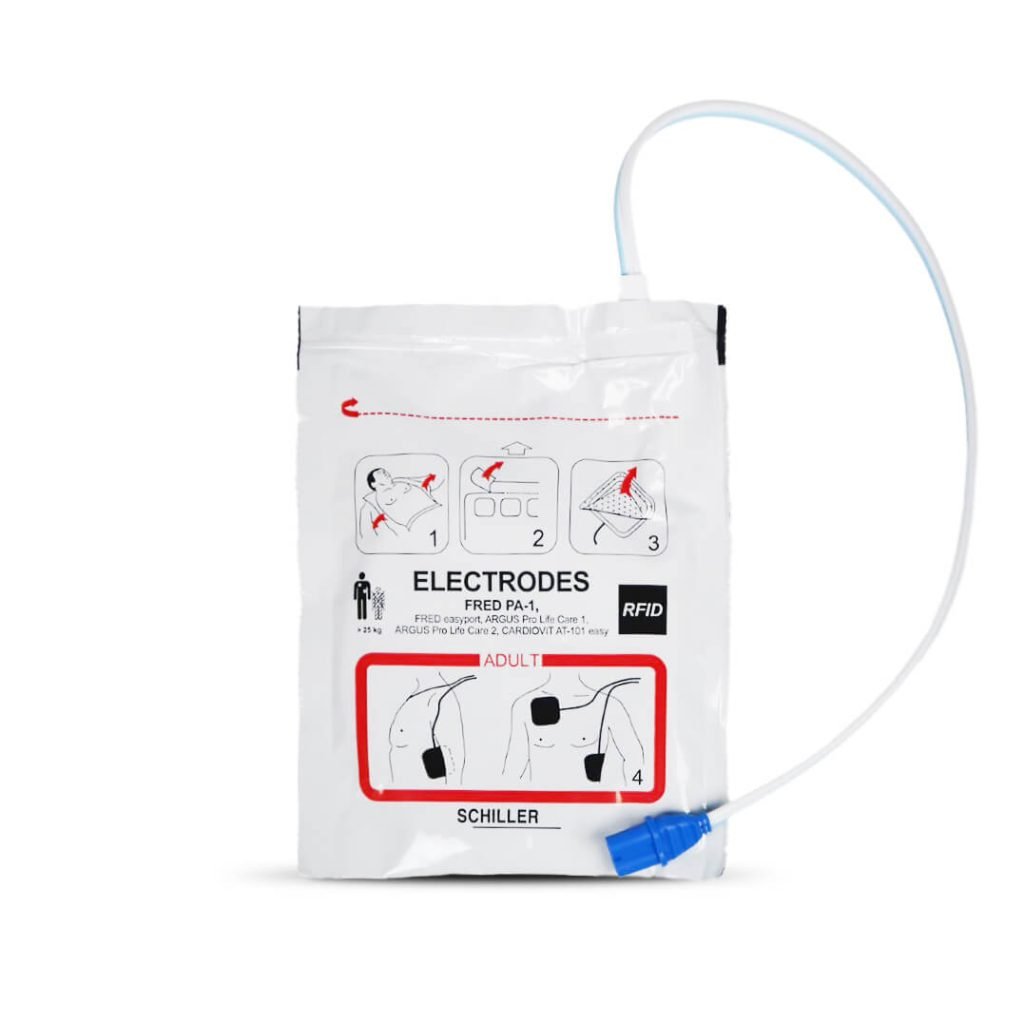 Parches Electrodos para Desfibrilación Adulto para Desfibrilador ...